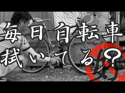 乗った後の水拭きだけで自転車はきれいです グラボイズ Graboid's トレマーズ Tremors