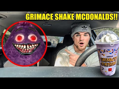 do NOT ORDER THE GRIMACE SHAKE FROM MCDONALDS and this is why ... BAD THINGS WILL HAPPEN TO YOU)