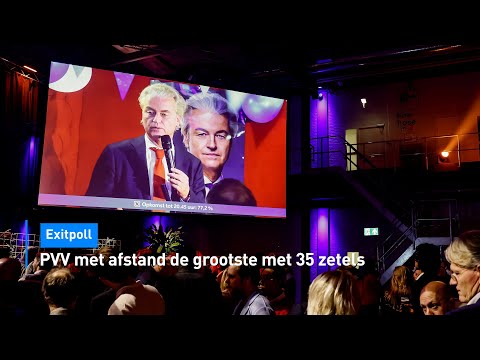 🚨Eerste exitpoll: PVV met afstand de grootste met 35 zetels | Hart van Nederland