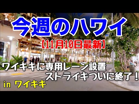 【今週のハワイ★１１月１０日最新版】１週間のハワイ情報をまとめてお届け♪これを見ればハワイの今がわかる！！