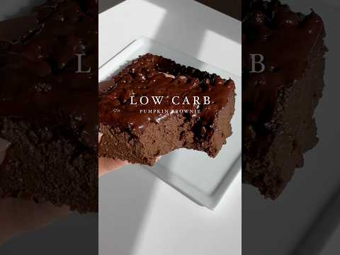 LOW CARB PUMPKIN BROWNIES!