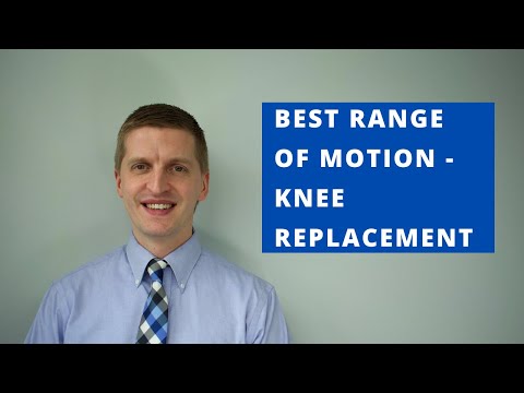 Best Range of Motion After Total Knee Replacement