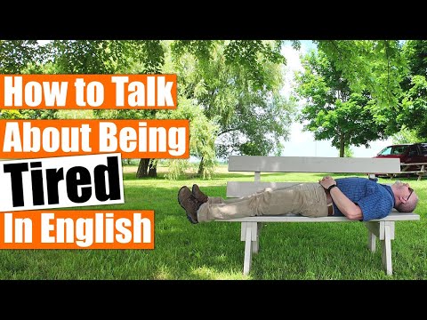 How to Talk About Being Tired in English! 🛌🏻😴💤