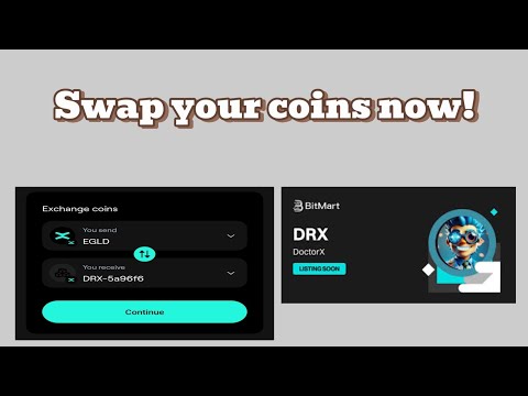 $DRX Token withdrawal: How to swap your DoctorX token