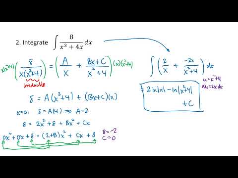 Partial Fractions #2 (OpenStax Calculus, Vol. 2, Section 3.4)