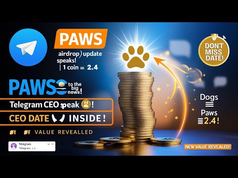 Paws Airdrop listing date|paws coin price