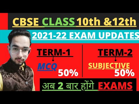 CBSE Latest News 2021-22 | Class 10 & 12 Update | Exams In 2 Terms | Fraz Khan | Khan Study point