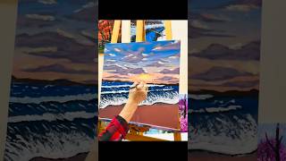 Create a Heartfelt Sunset Beach Scene 🌅❤️✨#shorts #artisticvision #talent