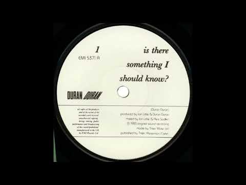 Duran Duran - Is There Something I Should Know (1983)