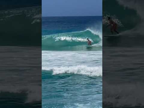 Going out the back #surfing #right #closeout #surf #hawaii #ocean an