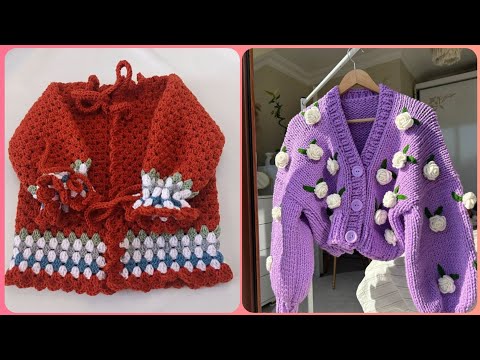 Amazing And Classy Handmade Crochet Baby Cardigan