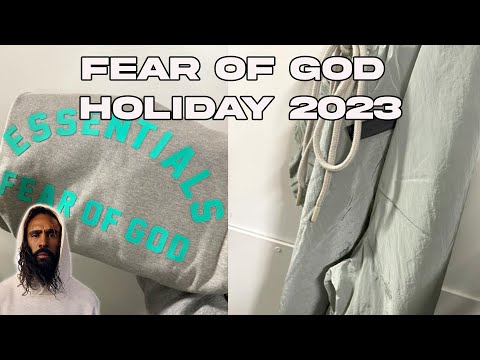 Fear of God Essentials Holiday 2023 Drop!