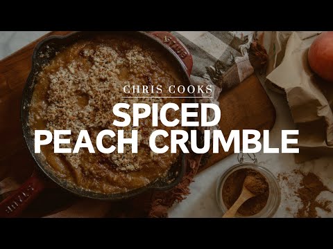 Spiced Peach Crumble