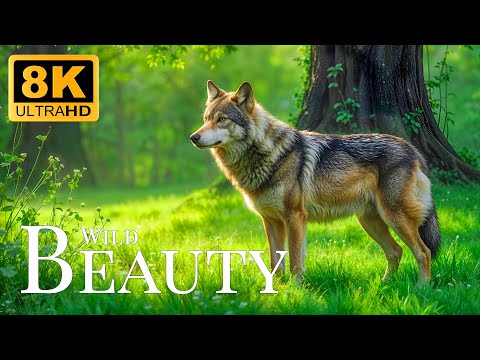 Wild Beauty 8K ULTRA HD🐅Relaxing Landscape Movie With Soothing Music