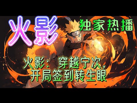 🔥🔥热播《火影：穿越宁次，开局签到转生眼》穿越火影世界成为日向宁次，开局签到转生眼随着转生眼的融合、开发，日向宁次将改变自己的命运，改变日向一族，甚至是整个忍界！#穿越#玄幻#有声小说#爽文#完结