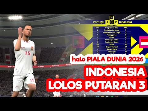 TIMNAS INDONESIA MASUK PIALA DUNIA - Portugal & Belanda TAKLUK!!!!!