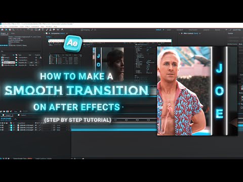 After Effects Smooth Slide Transition | Step by Step Tutorial