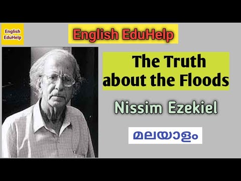 The Truth about the Floods | Nissim Ezekiel | Malayalam | Summary | English EduHelp