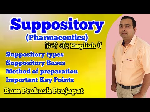 Suppository | Suppository Bases | Suppository Types | Pharmaceutics | GPAT 2021 | NIPER | Pharmacist