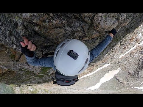 360 VR video Tierbergli Via Ferrata – Steep Rock Climbing, Switzerland