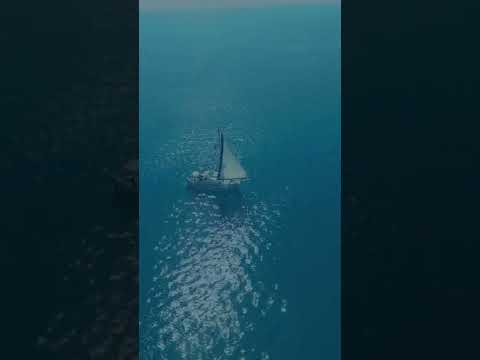 boat drifting at the ocean