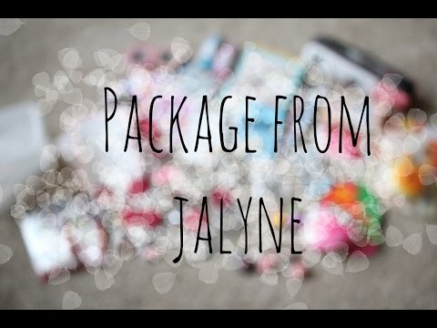 Fanmail / Gift Package From Jalyne | sweetco0kiepie