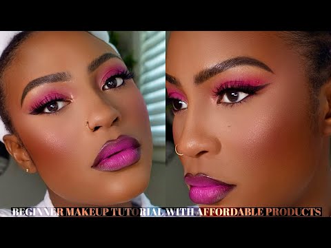 DETAILED BEGINNER-FRIENDLY MAKEUP TUTORIAL USING AFFORDABLE MAKEUP PRODUCTS #darkskin #brownskin