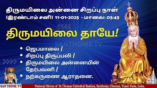 2nd Saturday Holy Mass from Shrine Basilica in Tamil (11-01-25 @ 06:15 pm) Santhomecathedralbasilica