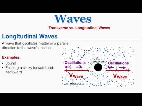 Waves: Basic Definition, Transverse vs. Longitudinal, Mechanical vs. Electromagnetic  - IB Physics