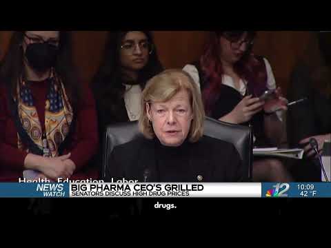 WJFW: Sen. Baldwin Presses Big Pharma CEOs on High Cost of Prescription Drugs