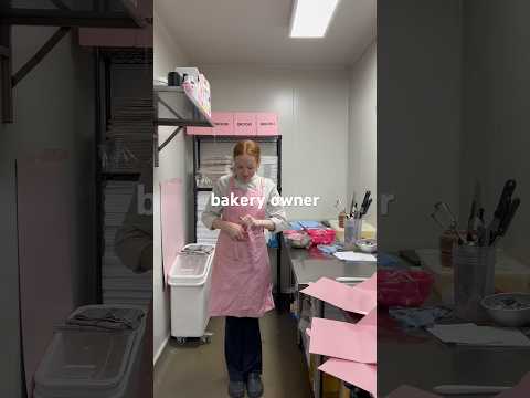 Owning a bakery 🥹🎀 #bakeryowner #bakerlife #baking