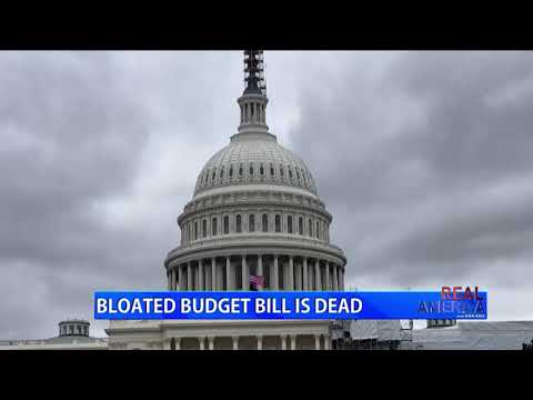 REAL AMERICA -- Dan Ball W/ George Santos, CR Bill Revised & Fails In The House, 12/19/24