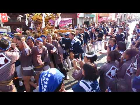 八重垣神社祇園祭　神輿連合渡御　東本町2018.8.5