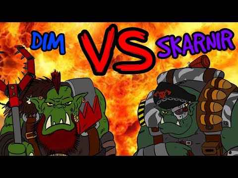 Orks vs Orks 1000 point 40k Battle Report - Da Warboss League 2024 - Round 5 - Dim vs skarnir