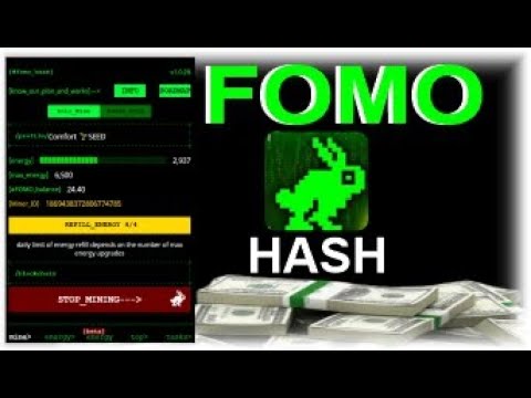 Mine Fomo hash airdrop - First node mining built on telegram using matrix computing system