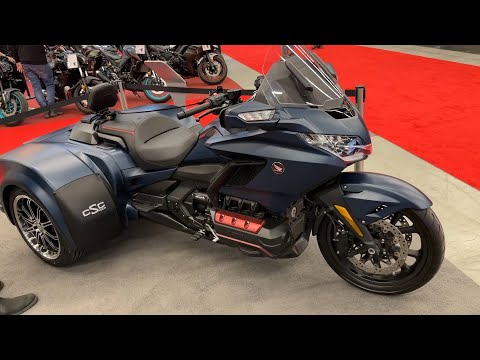 2022 Honda Gold Wing with CSC Trike Conversion Kit Blue