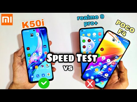 redmi k50i vs realme 9 pro plus vs poco F4 Speed Test & Comparison | Which is Best? 😱