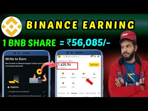 Binance Write to Earn Campaign| 1 BNB Share & Earn money from Binance 30% Share commission |Earn bnb