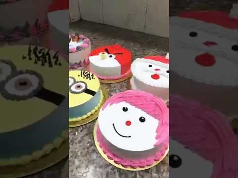 Many types cartooncake