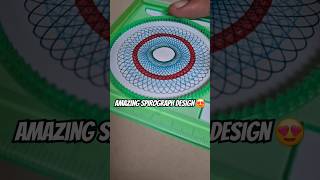 Amazing Spirograph Design😍 #shorts #ytshorts #spirograph #viralvideo #asmr #satisfying #creativeart