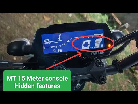 Yamaha MT 15 Meter console Hidden Feature l mt 15 meter console l mt 15 features explained l mt 15