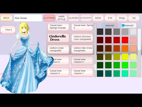 How To Play As Cindrella in Sakura School Simulator ✨❄️ Tutorial : Sakura School Simulator