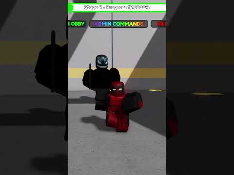 DEADPOOL escape VENOM PRISON RUN OBBY #roblox #shorts