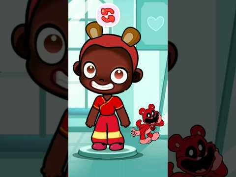 BOB BEARHUG SMILING CRITTERS in avatar world #tocalife #tocaboca #avatarworld #smilingcritters