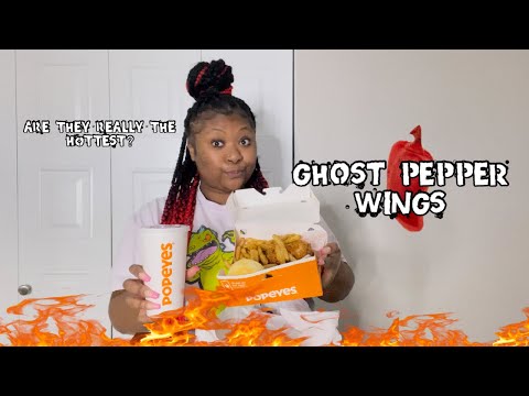 Popeyes Ghost Pepper Wings ARE BACK | ARE THEY REALLY WORTH THE HYPE? Watch this REVIEW!