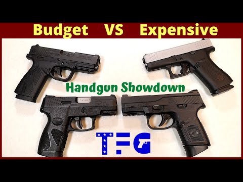 Budget VS Expensive - Handgun Showdown - TheFirearmGuy