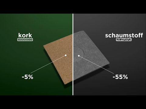 Kork- vs. Schaumstoffunterlagen - Langfristige Haltbarkeit (DE)