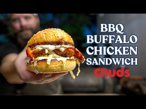 BBQ Buffalo Chicken Sandwich! | Chuds BBQ