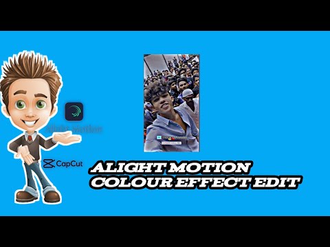 Alight motion colour effect edit