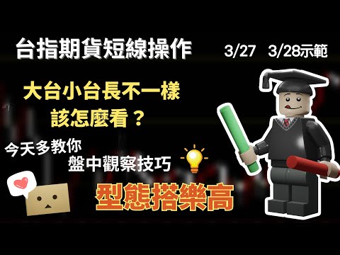 台指期當沖｜型態搭樂高，做單勝率高!!feat.打台指該看大台還是小台呢？｜樂高覆盤ep3